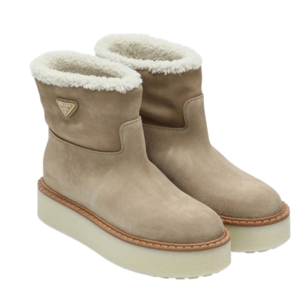 Prada Shearling Boot 40